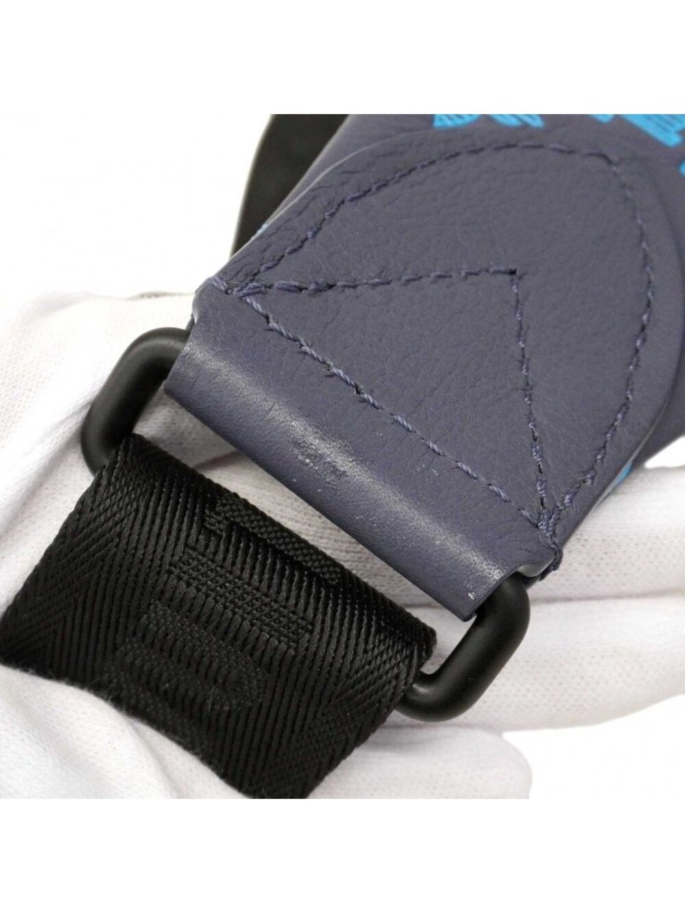 Louis Vuitton Belt Bag Monogram Shadow Duo Navy - Picture 6 of 10